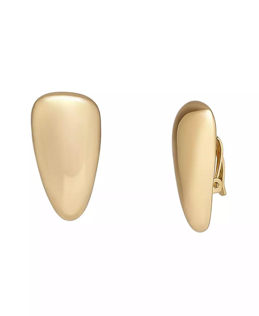 Robert Lee Morris Leaf Clip On Earrings