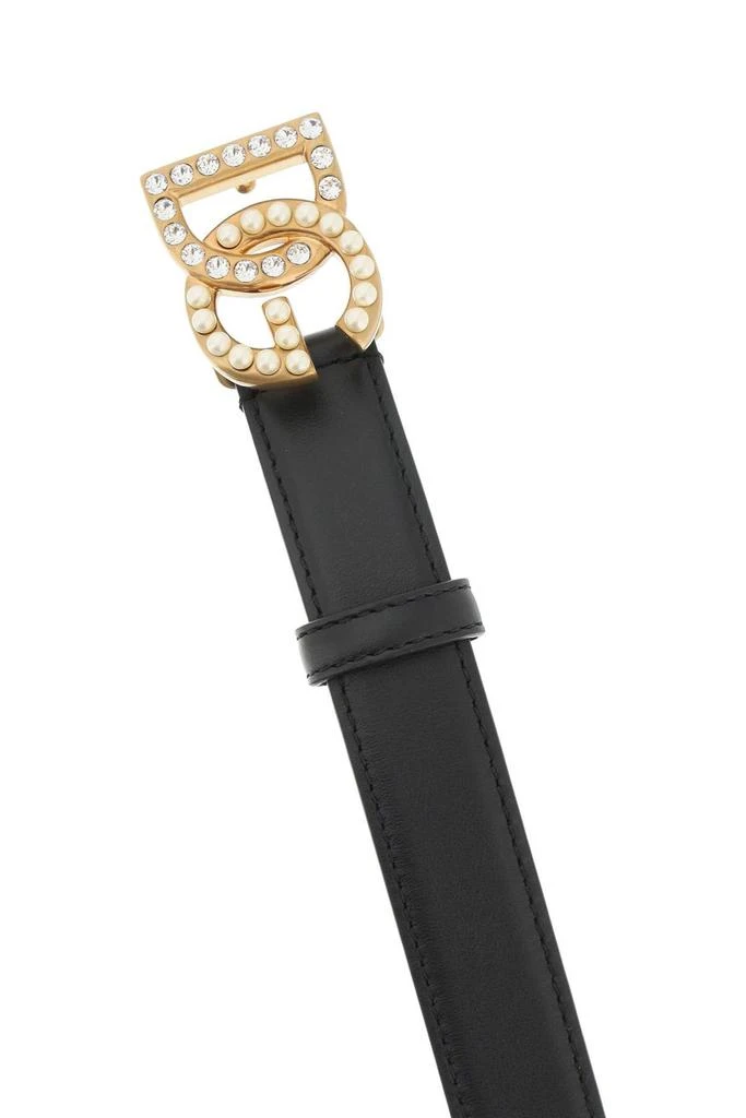 Dolce 
Gabbana Dolce 
Gabbana DG Logo Embellished Buckle Belt 3