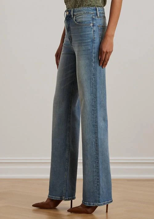 Ralph Lauren Ralph Lauren Women S High Rise Wide Leg Jeans 3