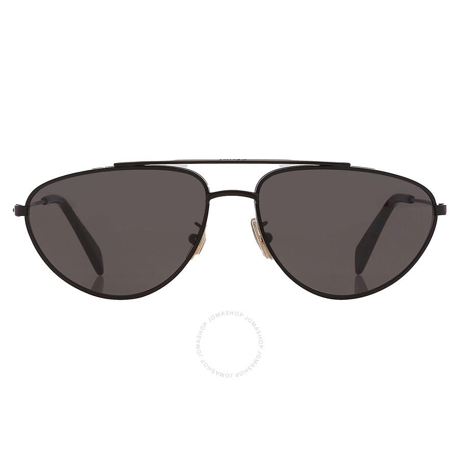 Celine Smoke Pilot Unisex Sunglasses CL40077U 02A 59