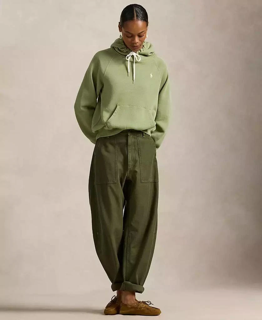 Ralph Lauren Women's Shrunken Fit Fleece Hoodie Sweatshirt 11