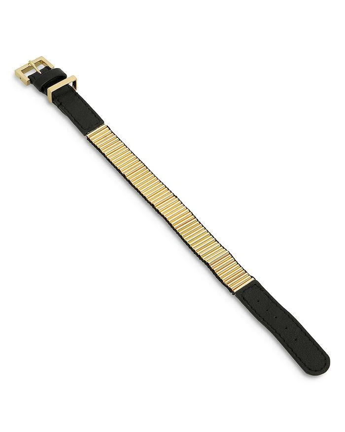 ALL SAINTS Ribbed Leather Bracelet 2