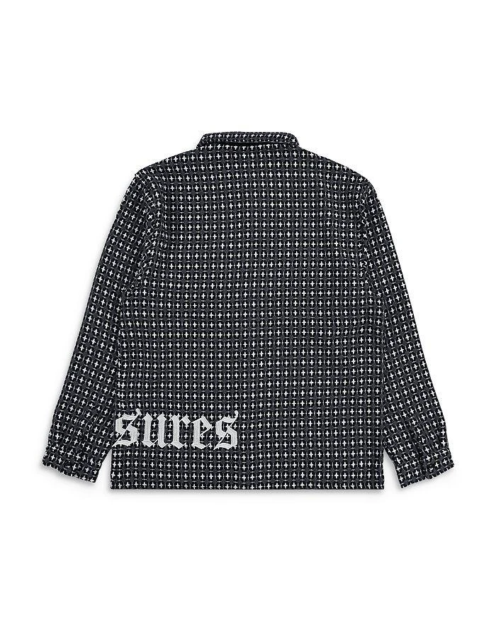Pleasures Cross Work Regular Fit Button Front Shirt 7