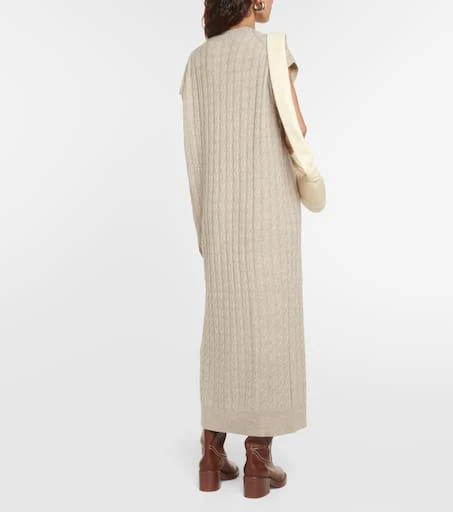 Jardin des Orangers Cable-knit cashmere sweater dress 3