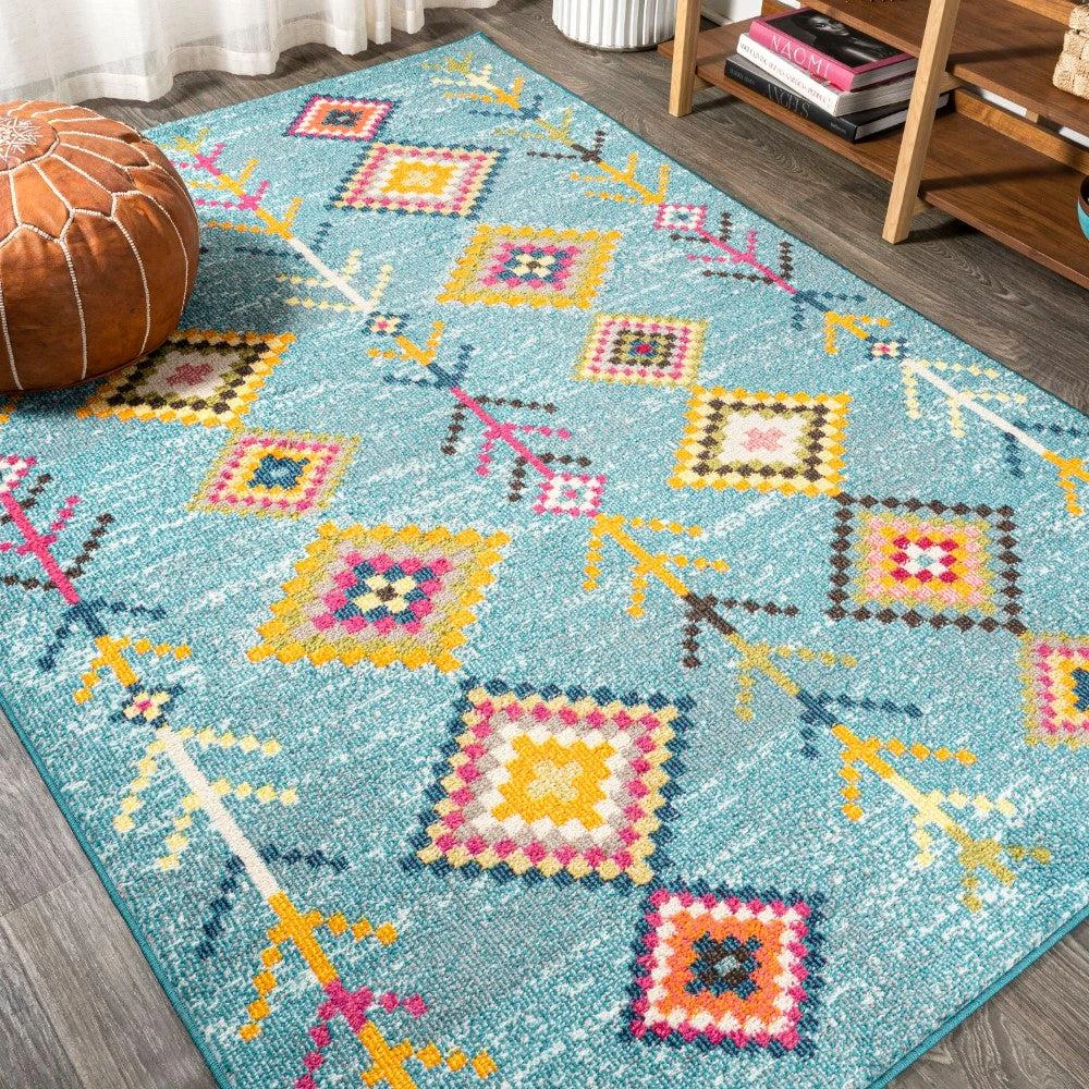 JONATHAN Y Tribal Love Geometric Area Rug 4