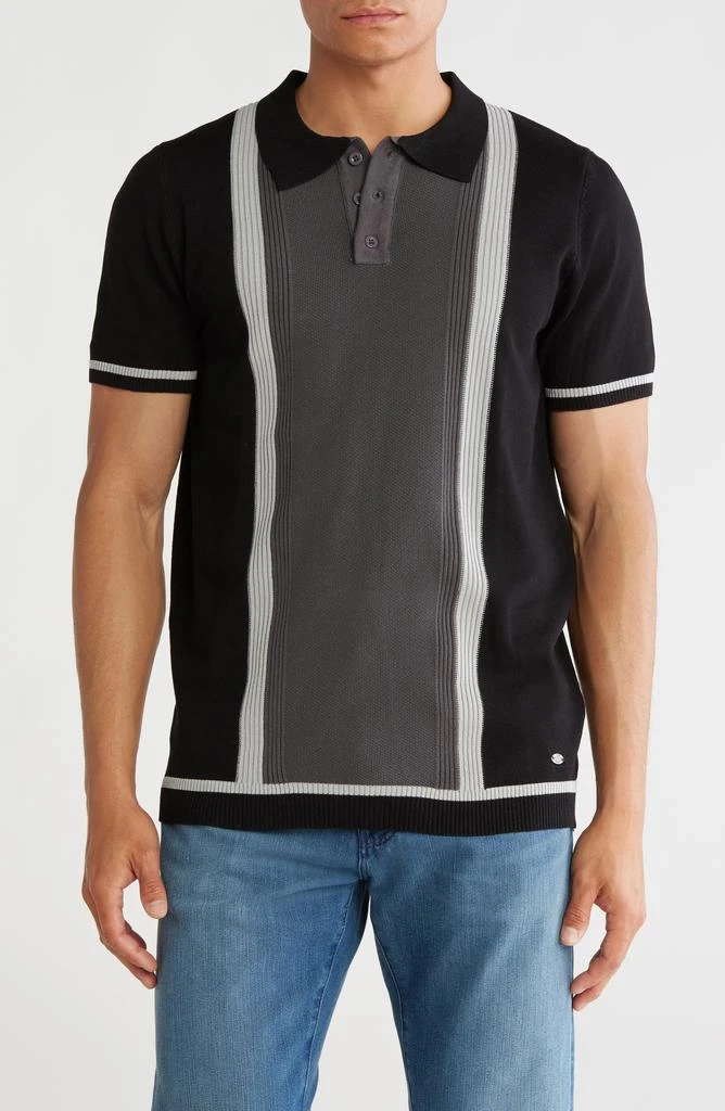TR Premium Colorblock Sweater Knit Polo 1