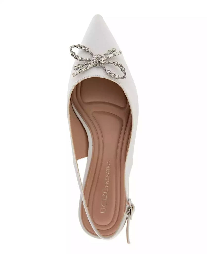 BCBG Women
s Donna Slingback Bow Dress Pumps 4