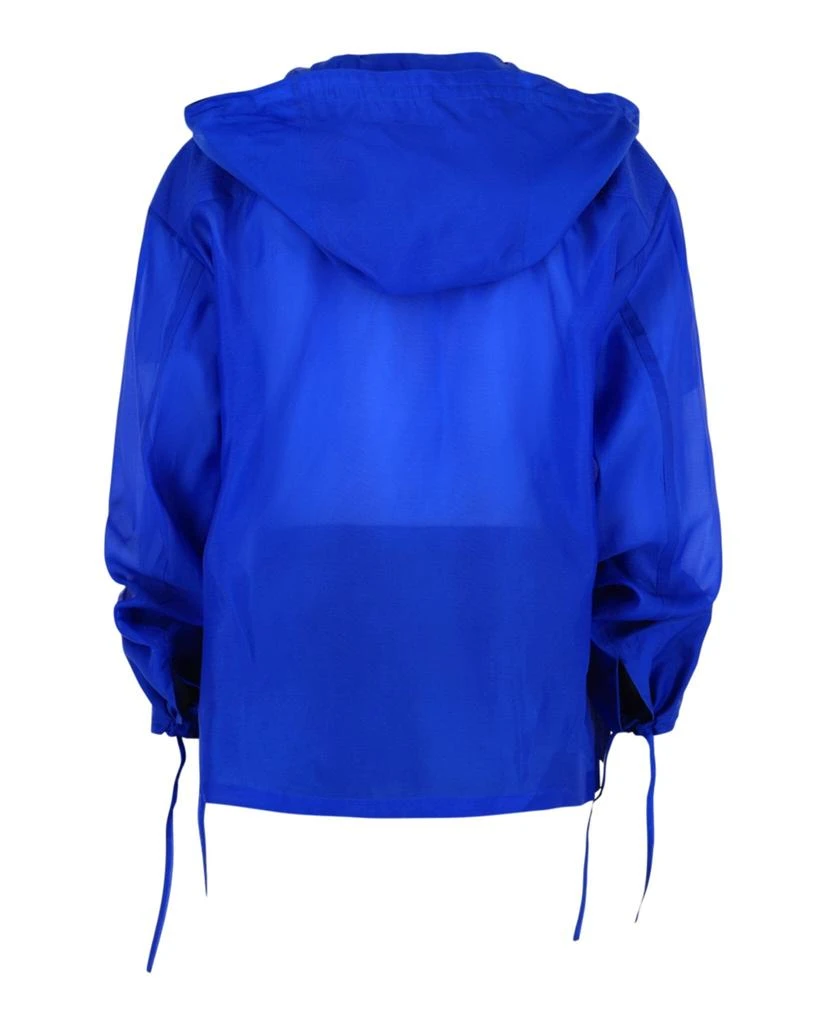 Salvatore Ferragamo Silk-Blend Hooded Shirt 2