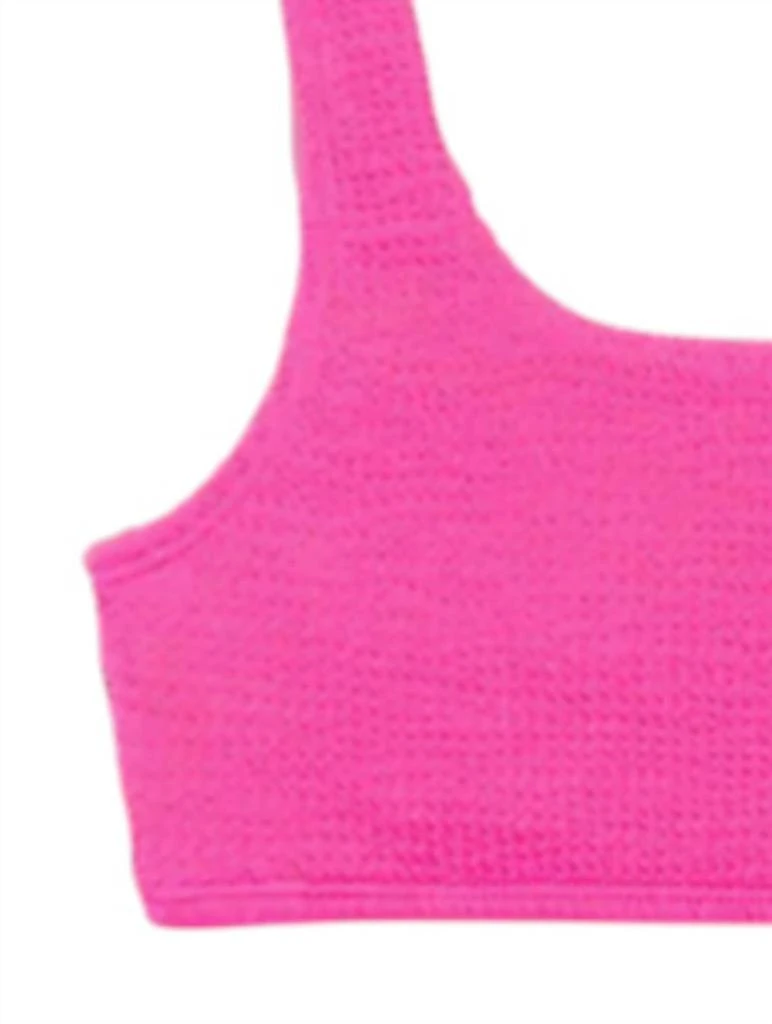 LIMEAPPLE Limeapple - Girl
s Fay Crinkle Tankini Bikini Top 2