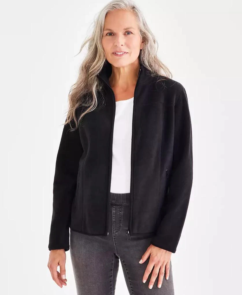 Style & Co Women's Polar Fleece Jacket, Created for Macy's 1
