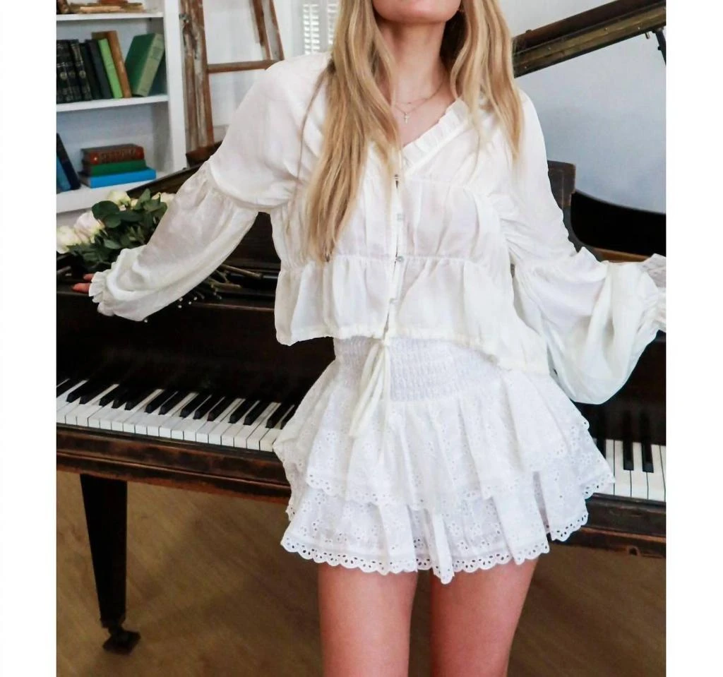 Keepsake Keepsake - Daydream Chiffon Top 4