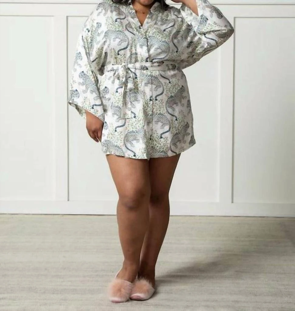 Printfresh Printfresh - Eco Satin Glam Mini Robe 2