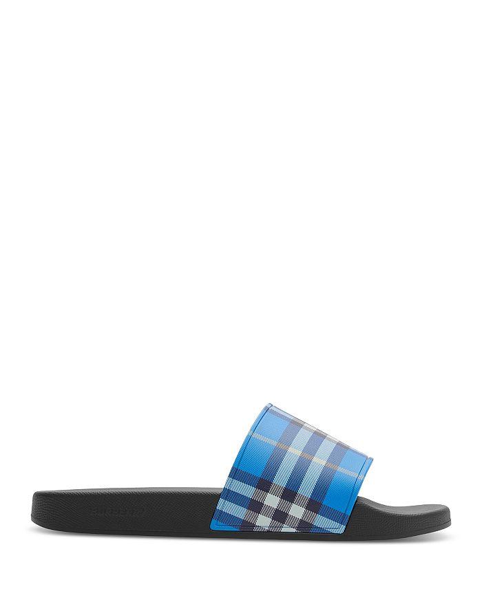 【関税＆送料込み】Burberry Dive Check Sandals Burberry Dive Embossed Check Pool Slide Sandal (Men) | Nordstrom