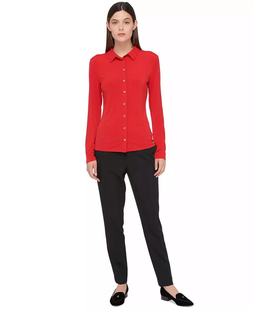 Tommy Hilfiger Women’s Point-Collar Blouse 3