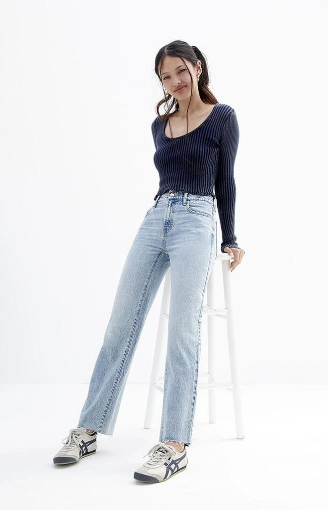 PacSun Stretch Medium Indigo '90s Straight Leg Jeans 2