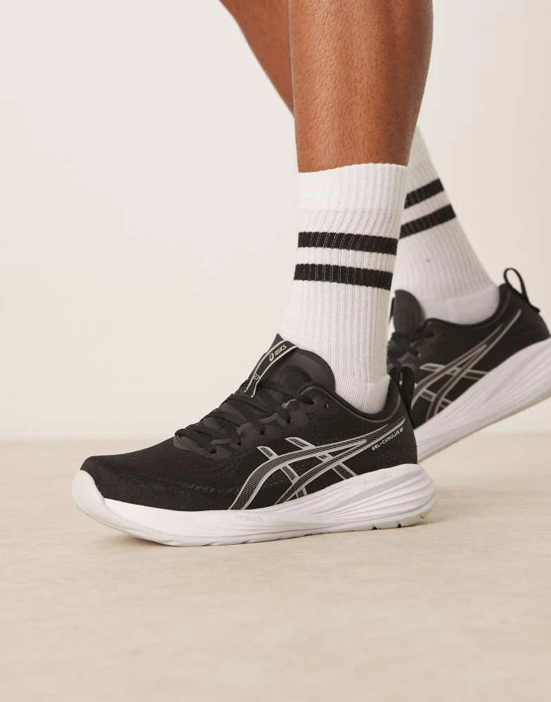 ASICS GEL-Cumulus 27 Shoes Mens Size 11.5 Wide Black Running Sneakers 1011B981 GEL-CUMULUS 27 WIDE | Men | Black/Concrete | Running Shoes  main image 2