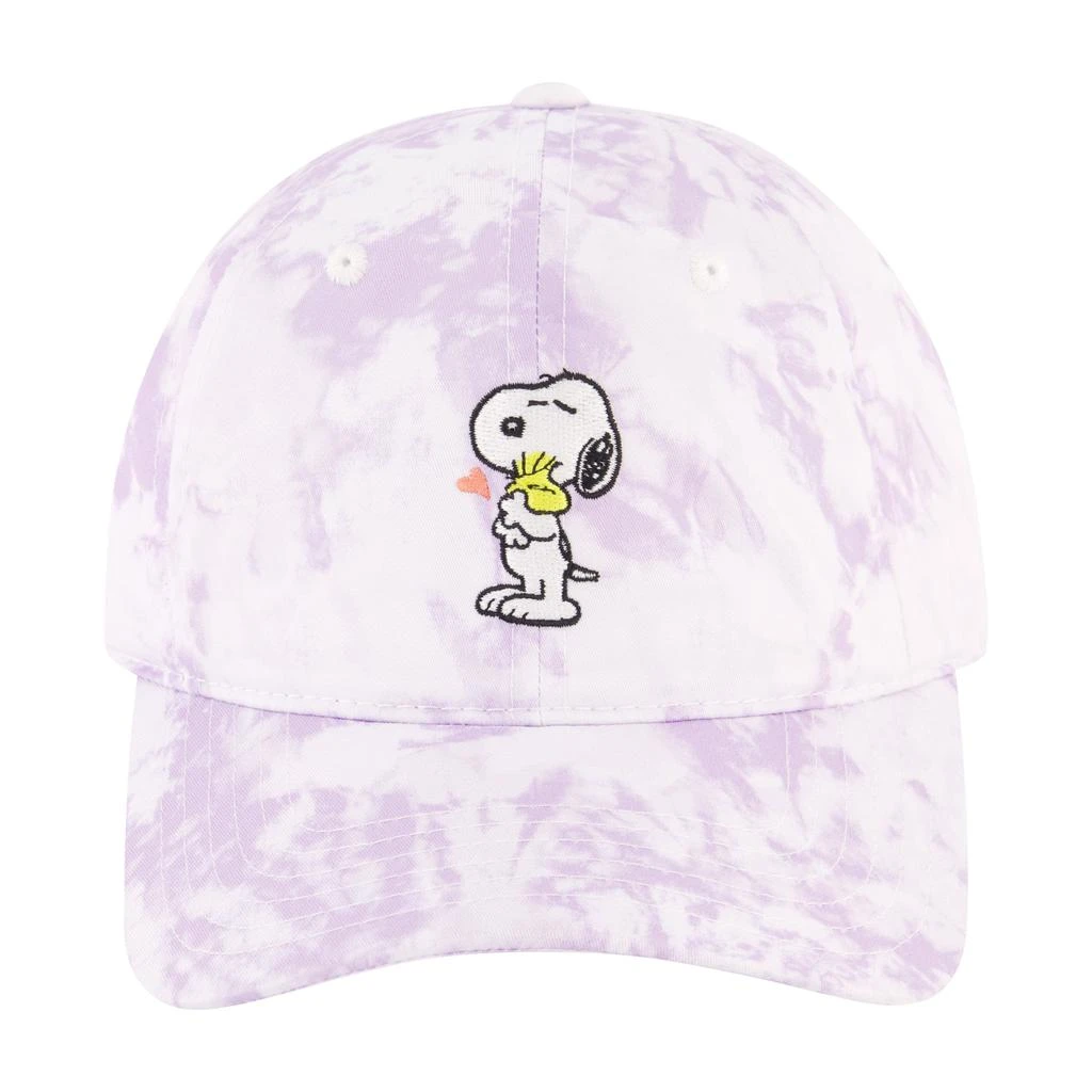 Peanuts Snoopy Woodstock Hug Tie Dye Dad Cap 1