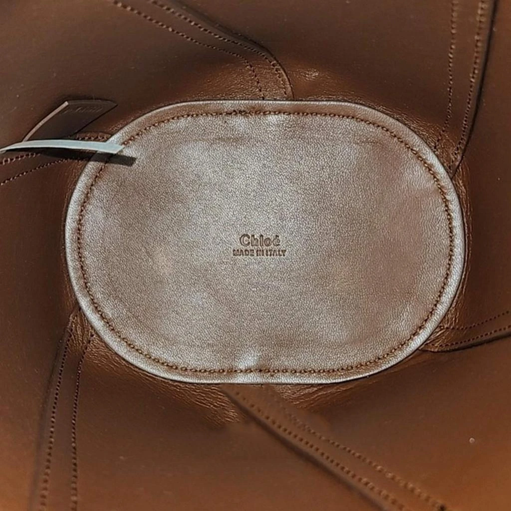 Chloé Chloe Brown Leather Mini Tulip Bucket Bag 6