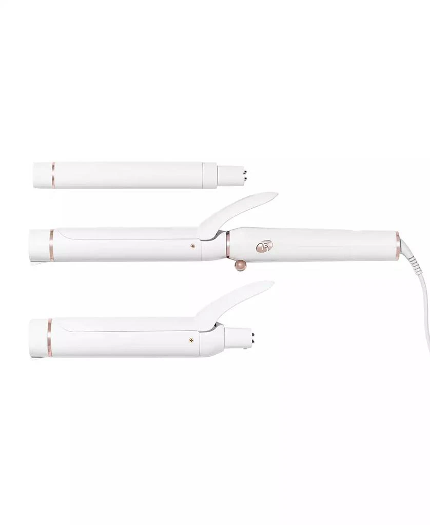 T3 Switch Kit Wave Trio Professional Ionic Interchangeable Curling Iron with 3 CeramicClip & Wand Barrels for Curling and Waving 1