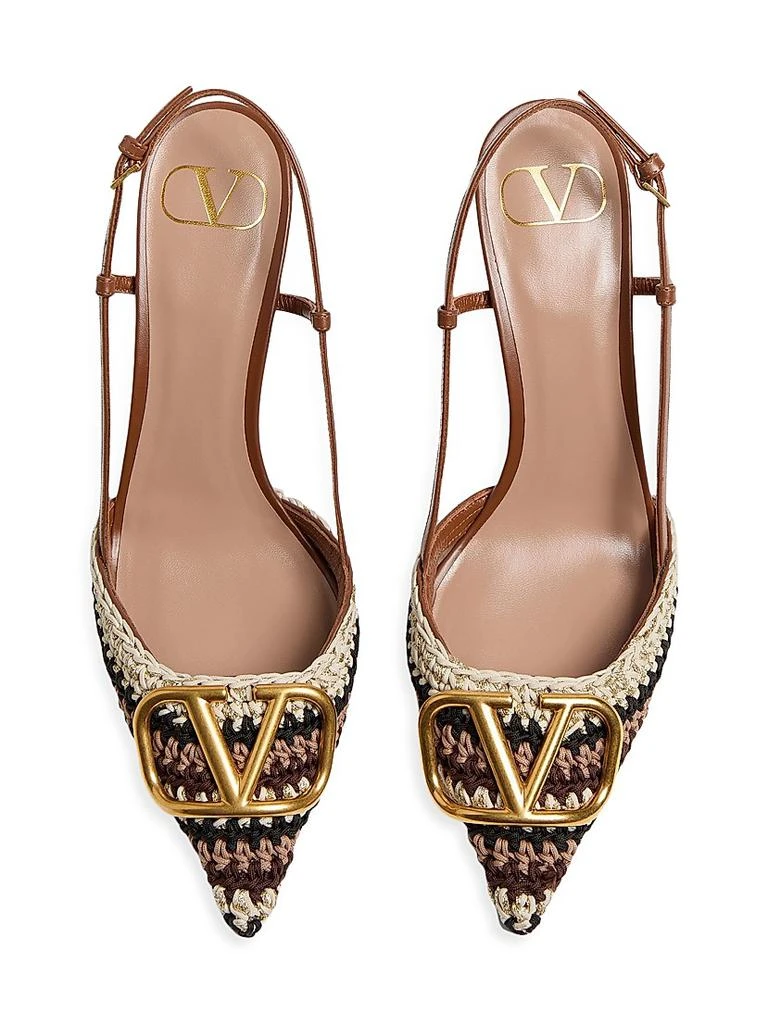 Valentino VLogo Signature Slingback Pumps 80MM 4