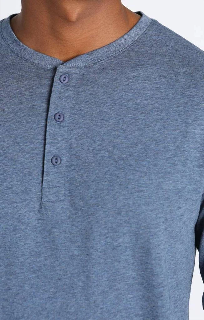 JACHS NEW YORK Jachs New York - Cotton Modal Blend Long Sleeve Henley 3