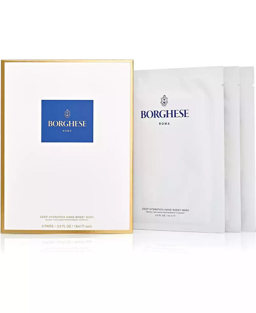 Borghese Deep Hydration Hand Sheet Masks, 3-Pk.