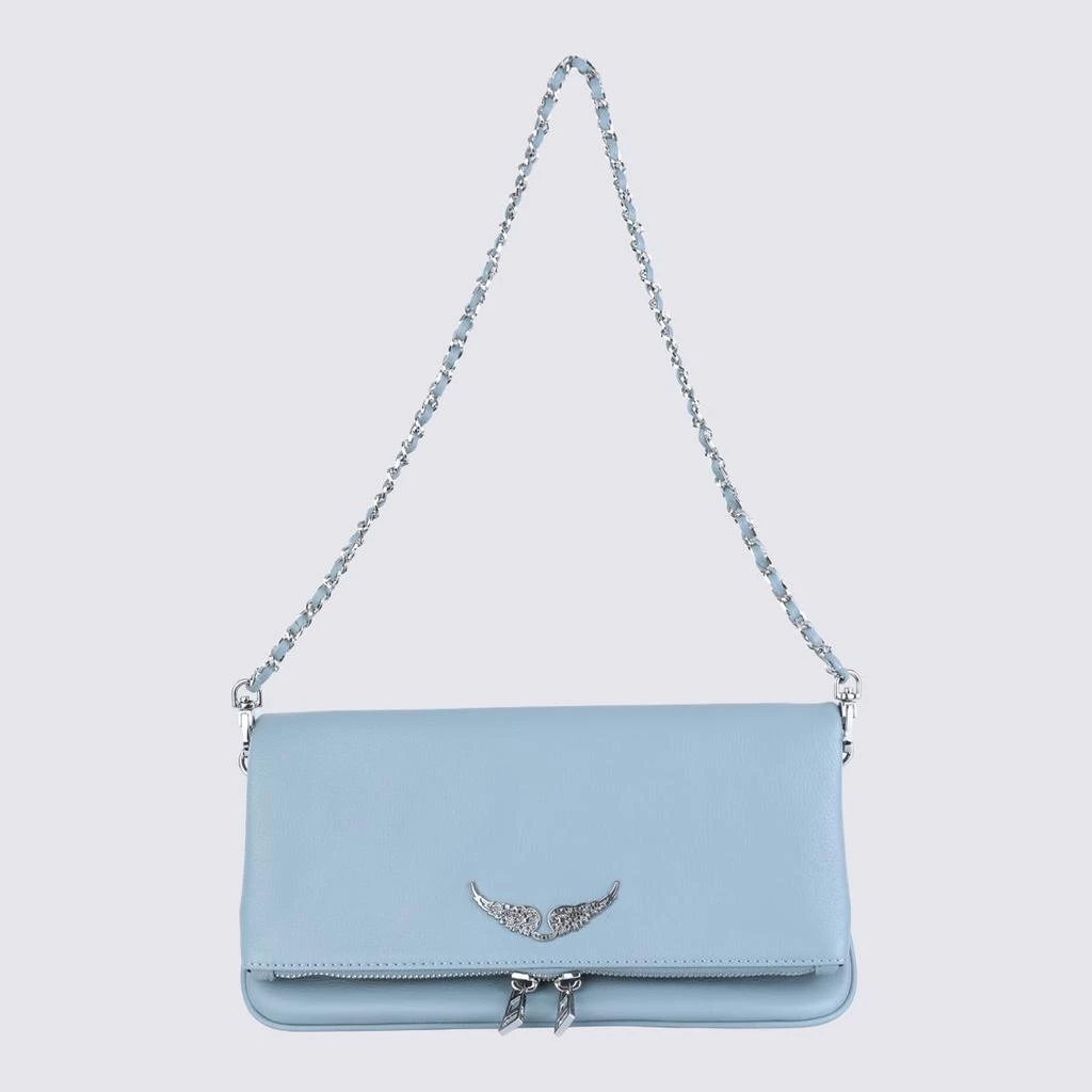 Zadig&Voltaire Zadig&Voltaire Light Blue Leather Shoulder Bag 1