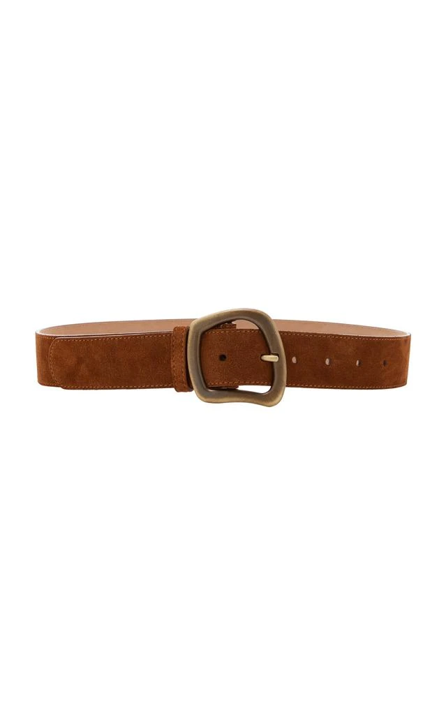 Gabriela Hearst Gabriela Hearst - Simone Medium Suede Belt - Brown - L - Moda Operandi 1