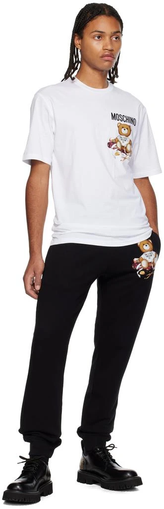 Moschino Black Teddy Bear Sweatpants 4
