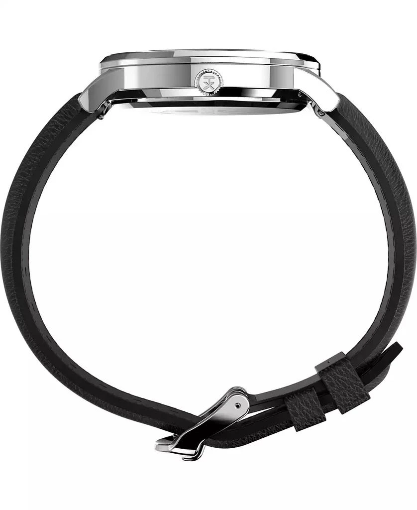 Timex Men's Waterbury Black Leather Strap Watch 40 mm 2