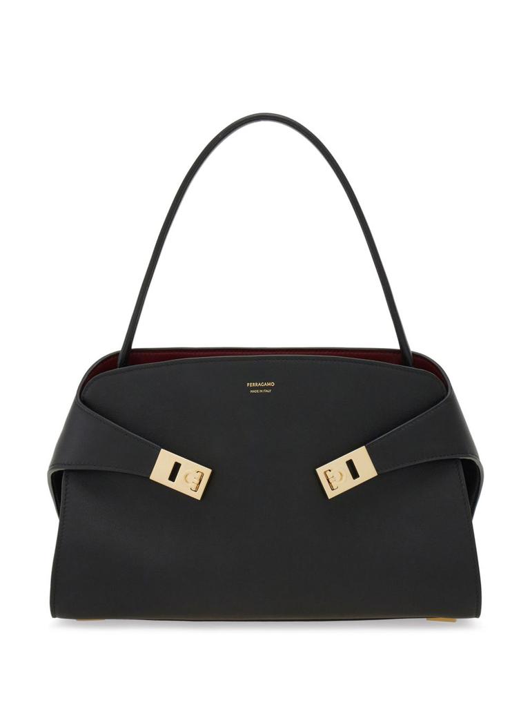 Salvatore Ferragamo FERRAGAMO - Hug Small Leather Tote Bag