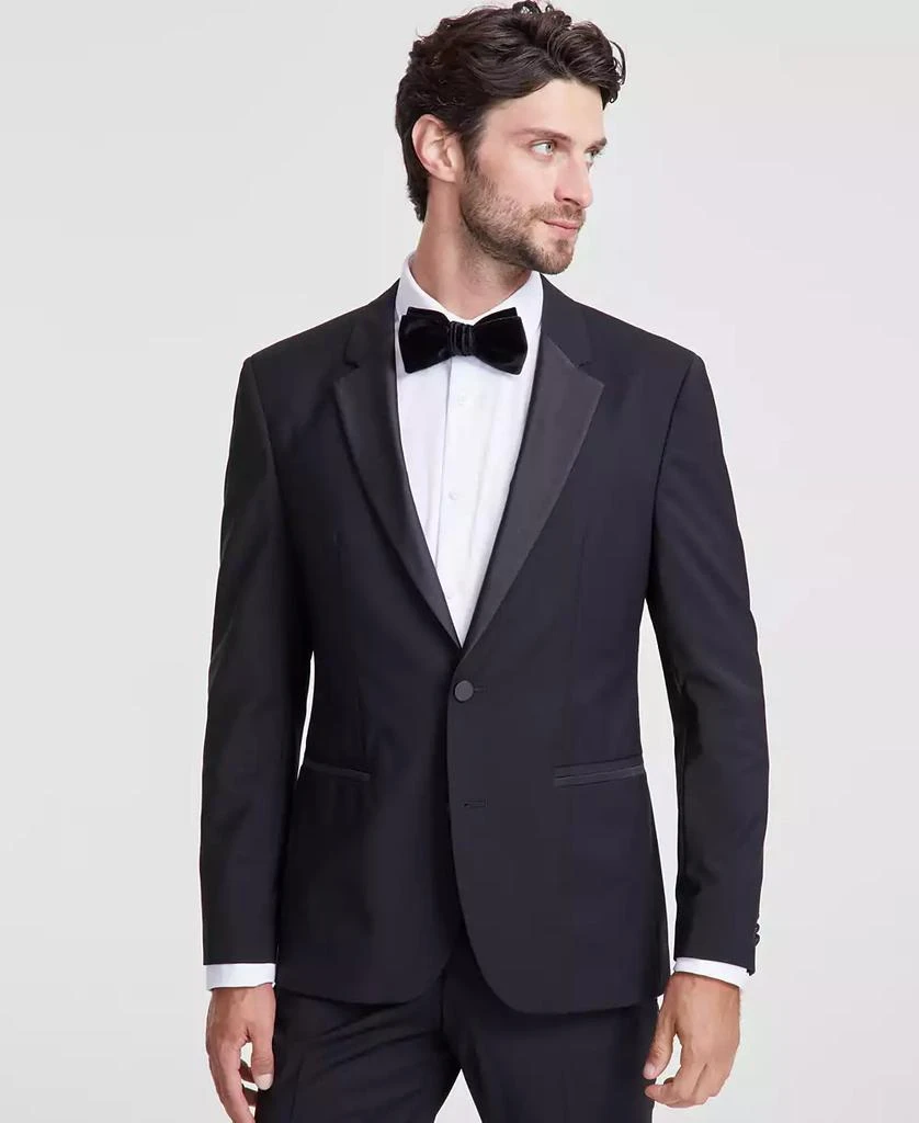 Hugo Boss Men's Modern-Fit Wool Blend Super Flex Stretch Tuxedo Jacket 1