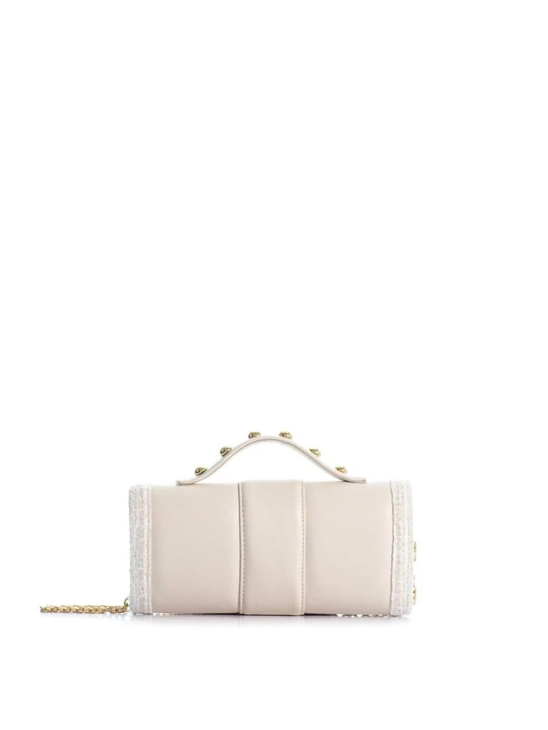 Kooreloo The Amalfi Allongé Leather Bag In Ivory 2