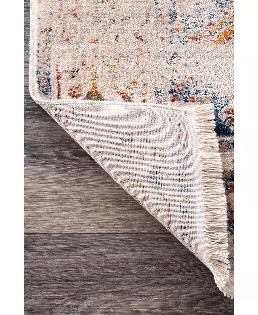 nuLOOM Mystic Ehtel Medallion Fringe 3' x 5' Area Rug 4