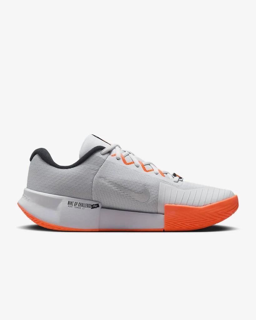 NIKE Men's Gp Challenge Pro Premium Hard Court Tennis Shoes In Pure Platinum / Black 1