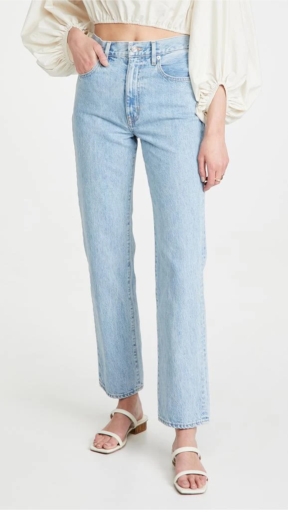 SLVRLAKE London High Rise Straight Jeans 1