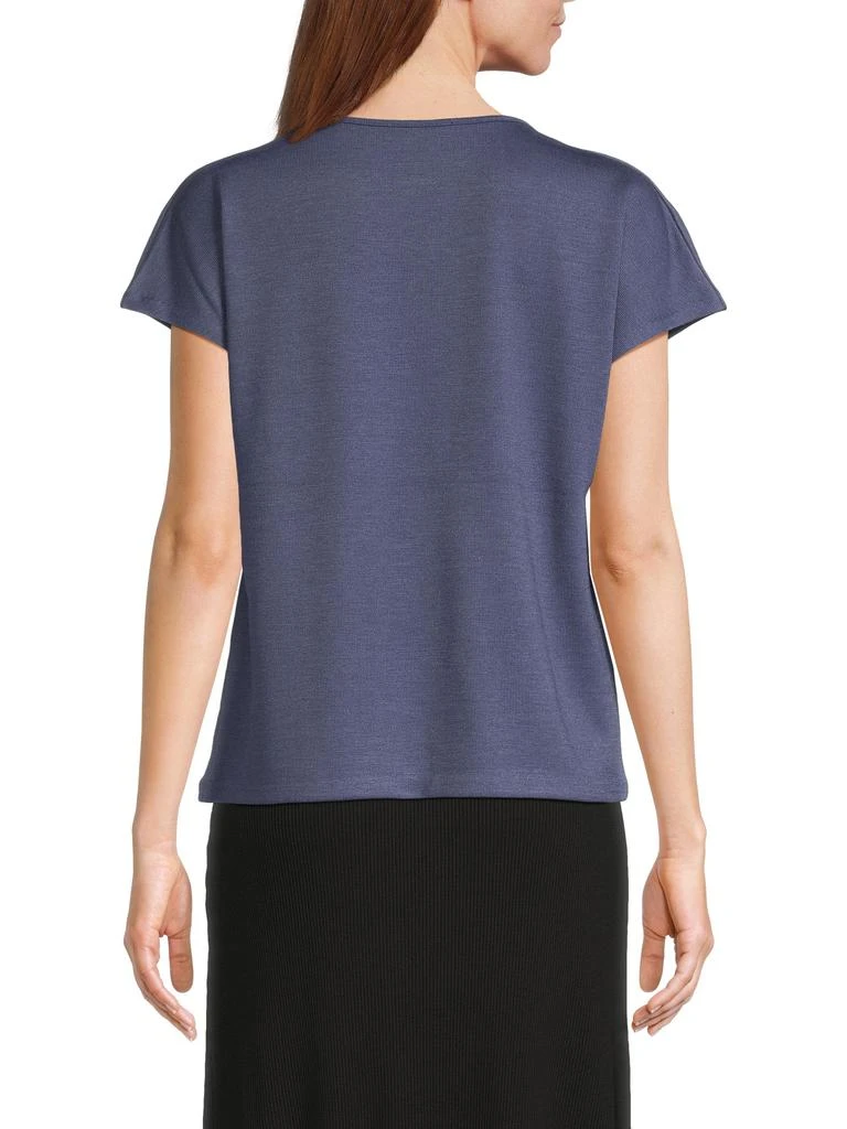 Vince Cowlneck Short-Sleeve Top 2