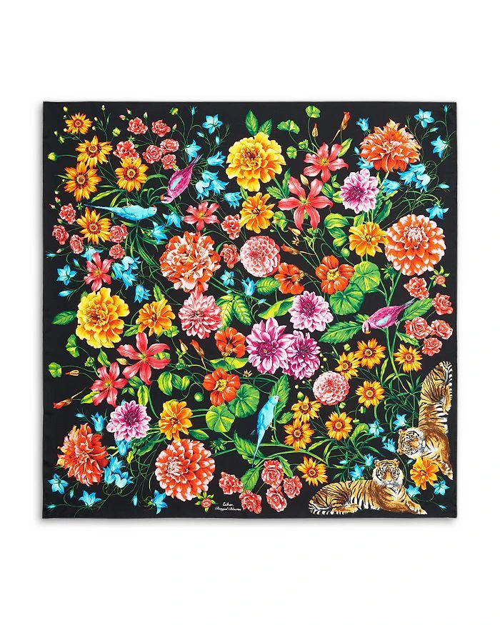 Echo Design Bengal Blooms Silk Scarf 1