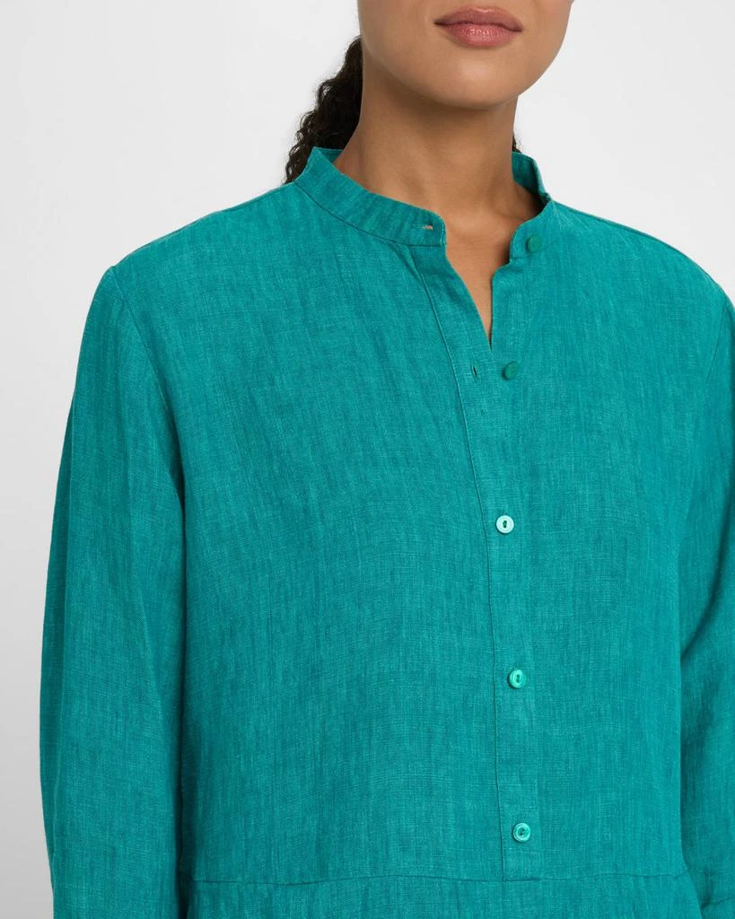 Eileen Fisher Organic Linen Shift Shirtdress 5