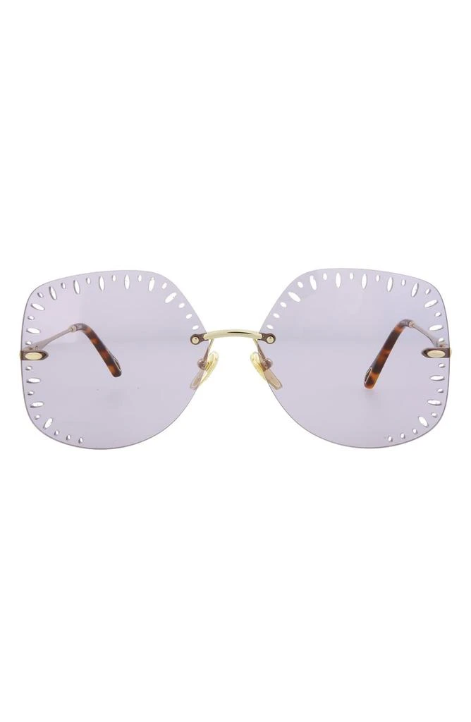 Chloé 63mm Oversize Geometric Sunglasses 1