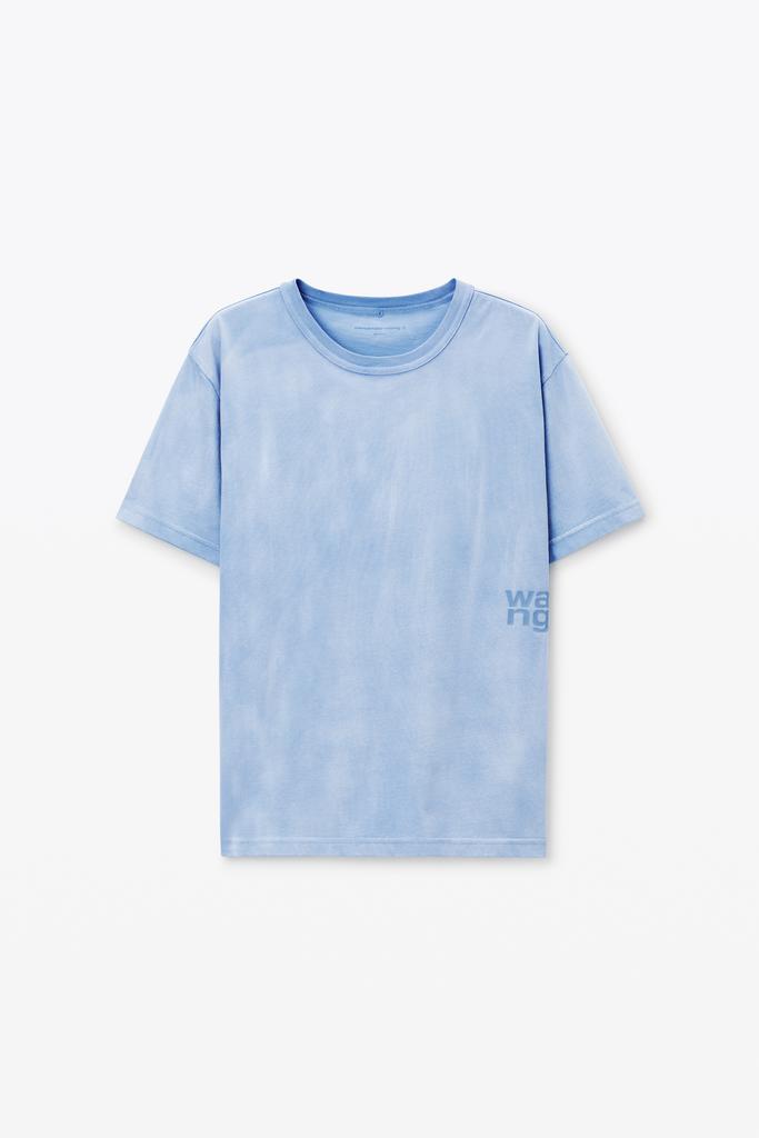 Alexander Wang puff logo tee in cotton jersey