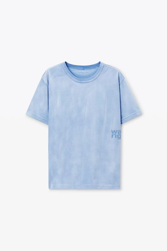 Alexander Wang puff logo tee in cotton jersey 2