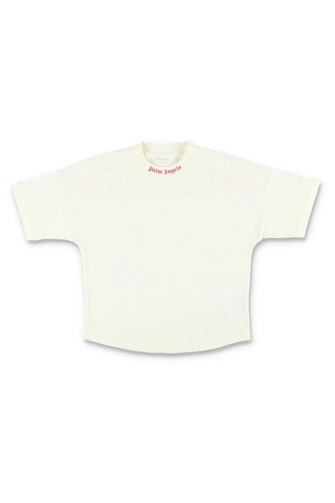Palm Angels Palm Angels Kids Logo Printed Drop Shoulder T-Shirt 1