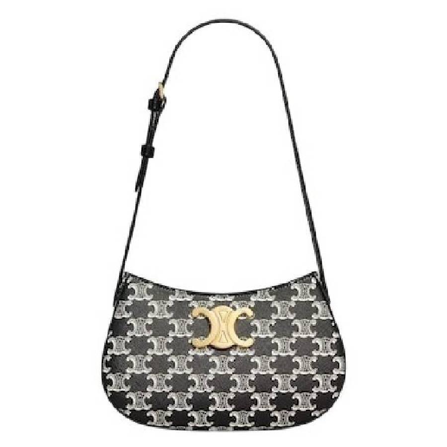 【CELINE】TERENCE SHOULDER BAG Celine Terence Patent Shoulder Bag Women's Black | eBay