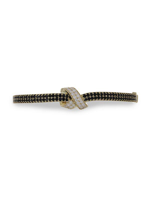 HUEB 14K Yellow Gold, Black Onyx & Diamond Bracelet