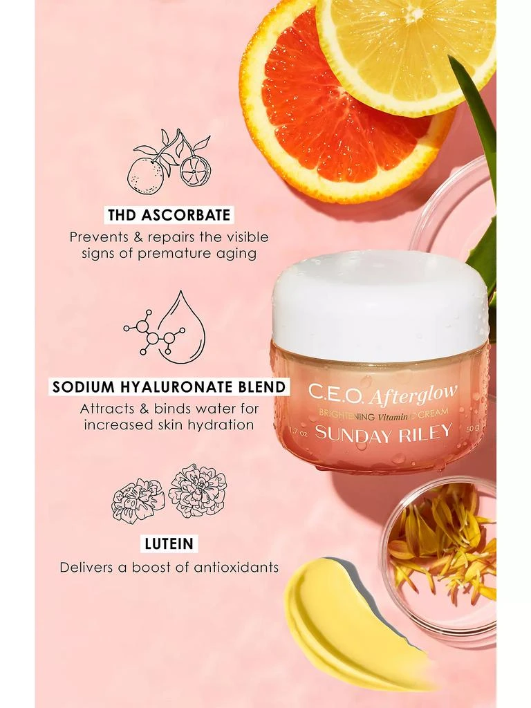 Sunday Riley C.E.O. Afterglow Brightening Vitamin C Moisturizer 10