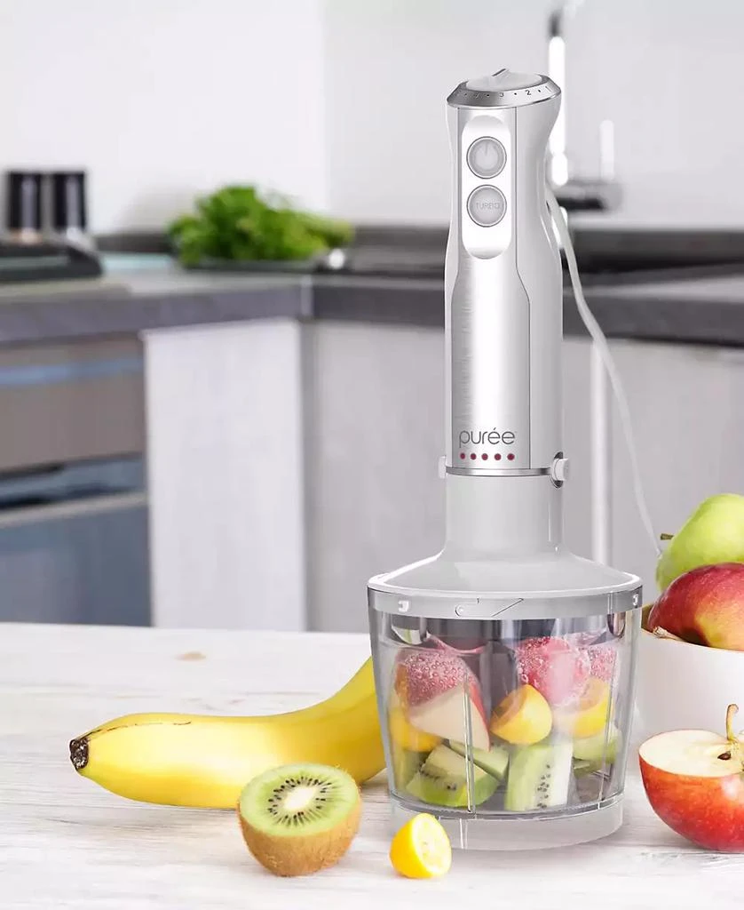 Tzumi Puree Stainless Steel Blade 6-Pc. Immersion Blender Set 11