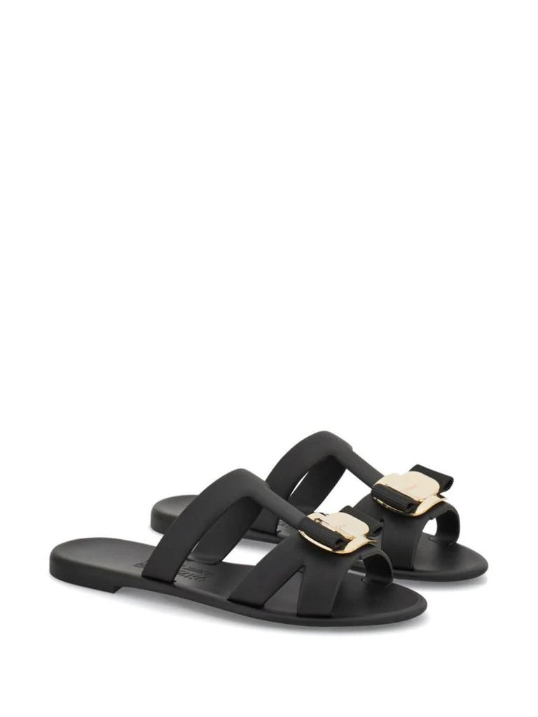 Salvatore Ferragamo Salvatore Ferragamo New Vara Rubber Slides Shoes 2