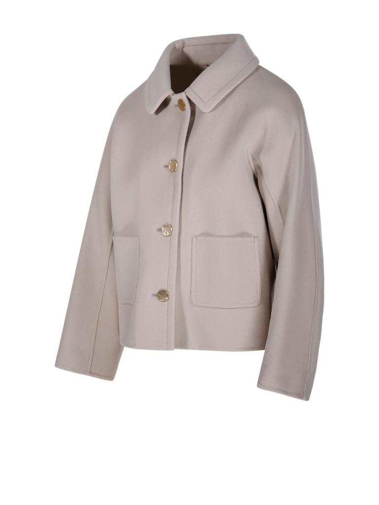 【送料&関税込】Max Mara Button Detailed Long-sleeved Coat Max Mara 'S Max Mara Button-Up Long-Sleeved Jacket - Jackets