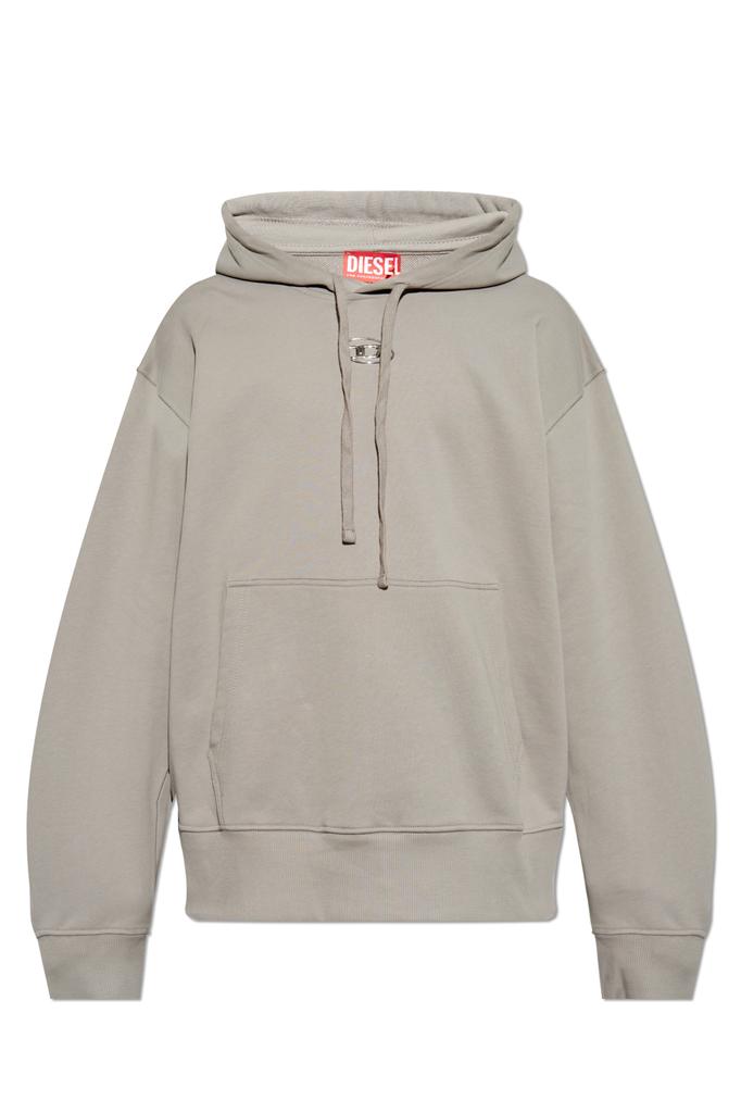 Diesel S-Boxt-N5 Distressed Flocked Logo Sweatshirt – On